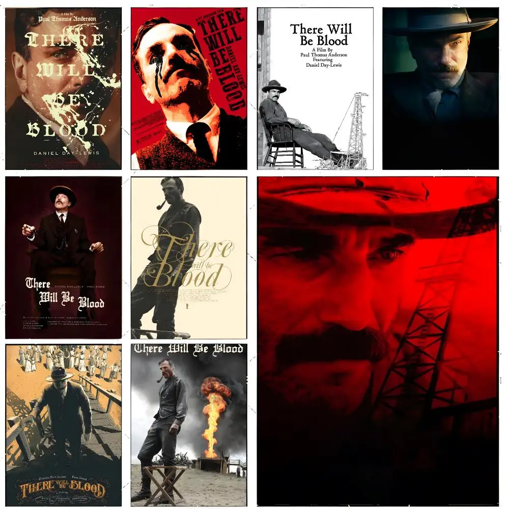 Acclaimed Drama Movie There Will Be Blood Poster Premium Decor Art & Gift for Household Lounge Home Ornaments
