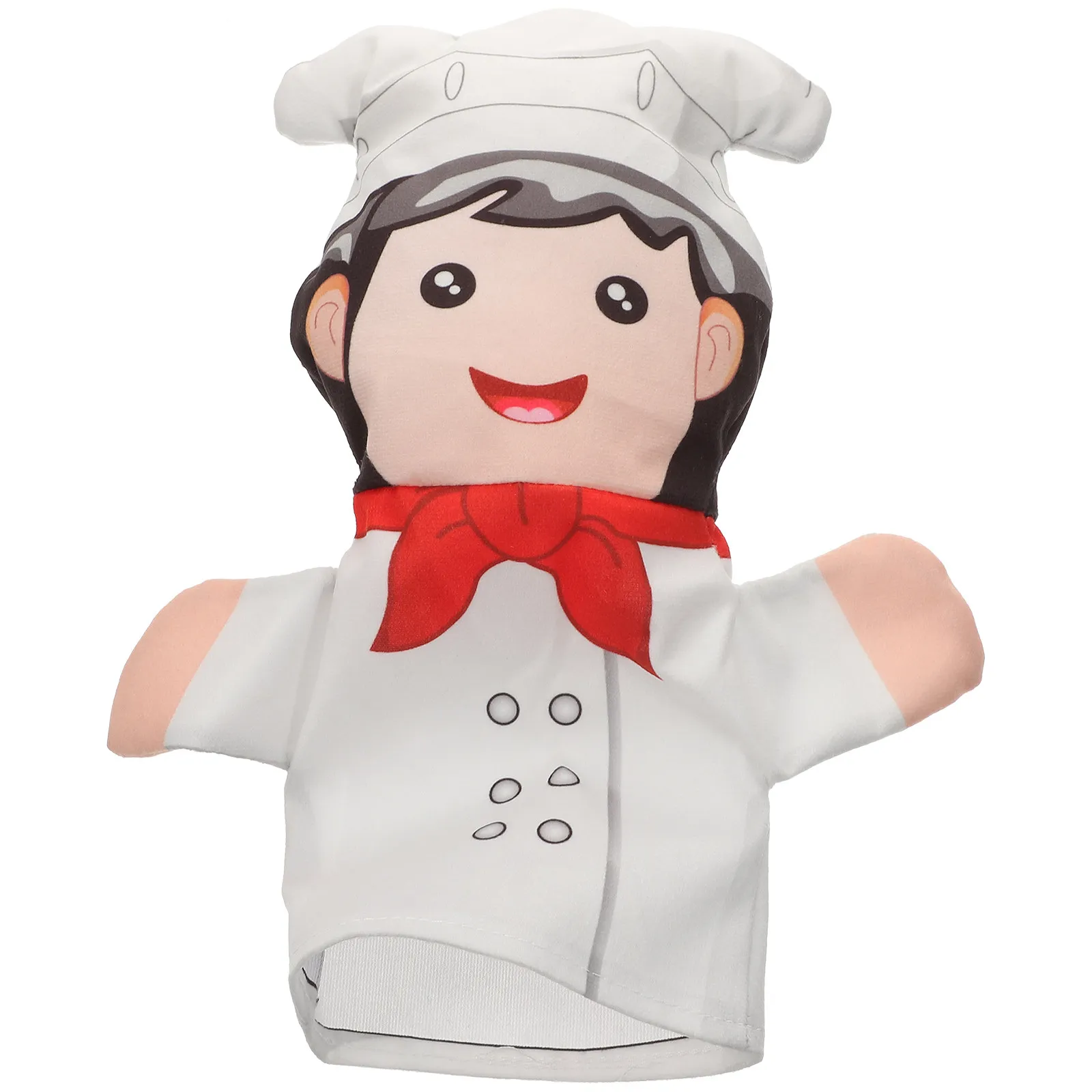 Chef Hand Puppet Realistic Lifelike Storytelling Hand Puppet for Kids Educational Communication Creative Performance Interactive