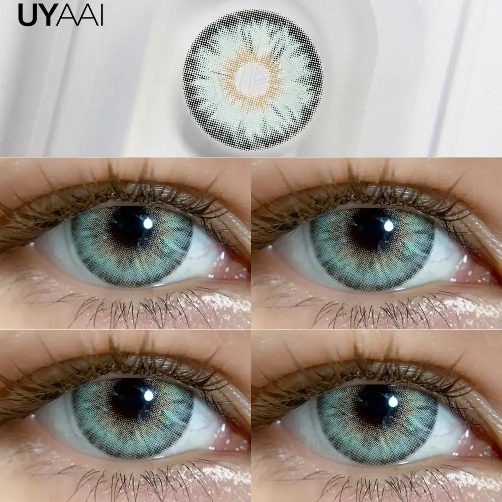 UYAAI NEUE Farbige Kontaktlinsen Beauty Blue Colorcon PATTAYA Serie Natürliche Braune Linsen Kosmetische Colorcon Beauty Soft Green Pupillenlinsen – Detail 6