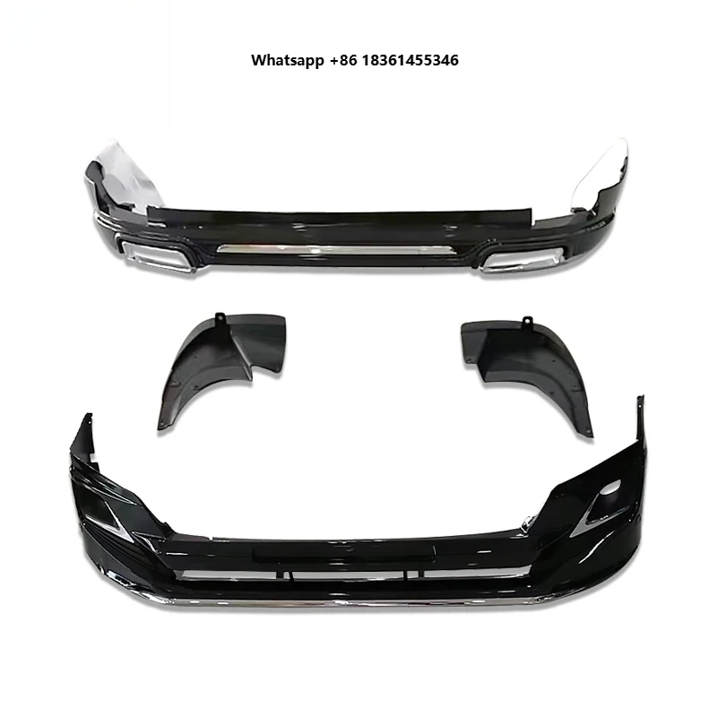 

FOR PRADO 2014-2017 Front Lip Rear Lip Side Skirts PP Plastic Car Bumper Car Bodykit Auto Parts Diffuser Sp