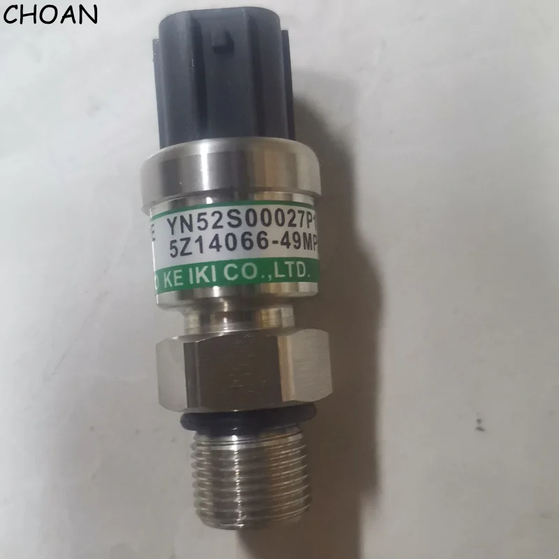 YN52S00027P1 5Z14066 49MPa High Pressure Sensor for Kobelco SK200-5 SK120-6 SK200-6 Excavator Repair and Replacement Parts