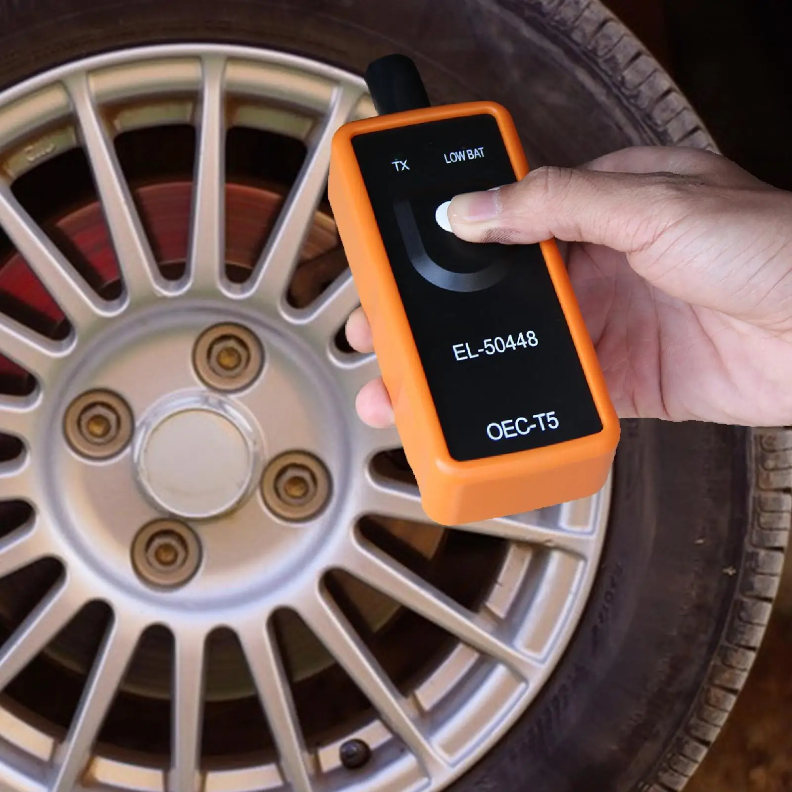 Инструмент для сброса системы контроля давления в шинах Компактный высокопроизводительный простой в эксплуатации портативный инструмент для активации 12-24 В El-50448