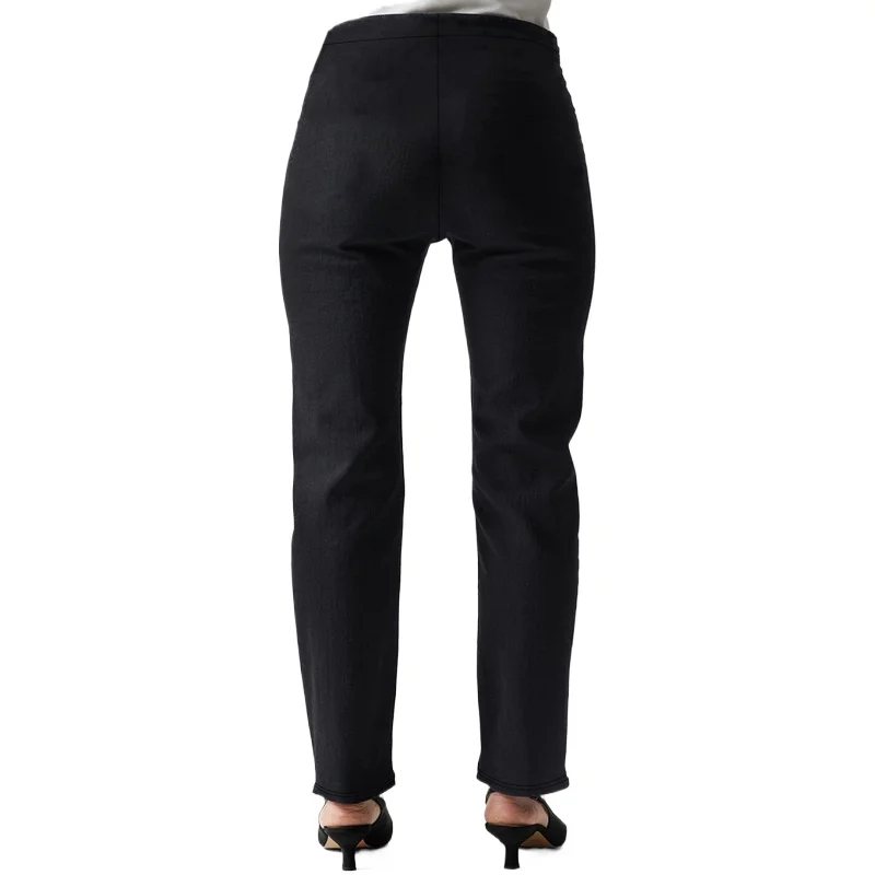   Pantalon crayon extensible élégant pour femmes, taille régulière, amincissant, noir, pour le bureau, les fêtes, 2025