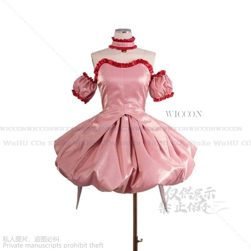 TakMew Mew Momomiya Ichigo Cosplay Costumes pour femmes, robe rose Anime, perruque Neko, uniforme mignon Kawaii Cos Harvey