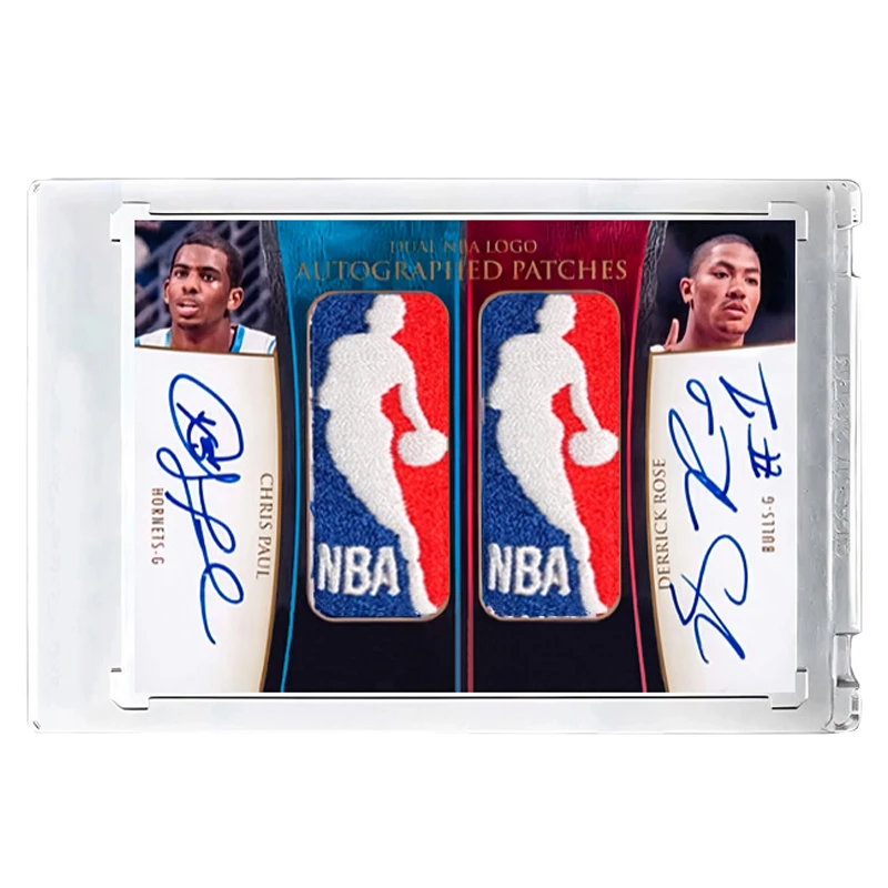 Panini homemade star cards DIY Ross Paul Logoman signature Basketball Refraction Collectible Card Christmas Birthday Gift