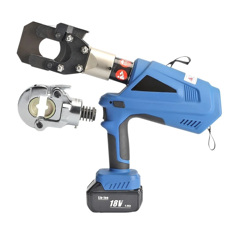 Two in One EZ-300 Battery Powered Hydraulic Crimping Tool EZ-45 Battery Powered Hydraulic Cutting Tool Two in One