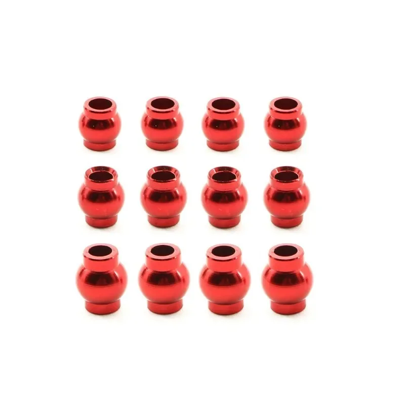 Complete 12pcs Aluminum Alloy Pivot Ball Head Set for Arrma 1/18 Granite Grom RC Car Upgrade Parts Accessories