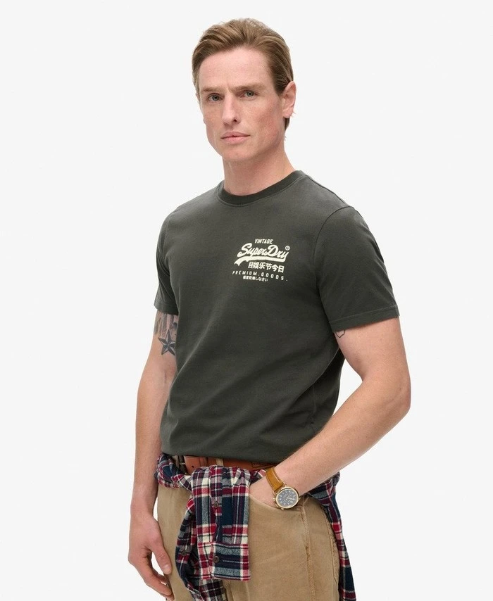 VARSITY MULTI BADGE Superdry Fashion Casual Brand Graphic T-Shirt Cotton Men Women Streetwear Tee