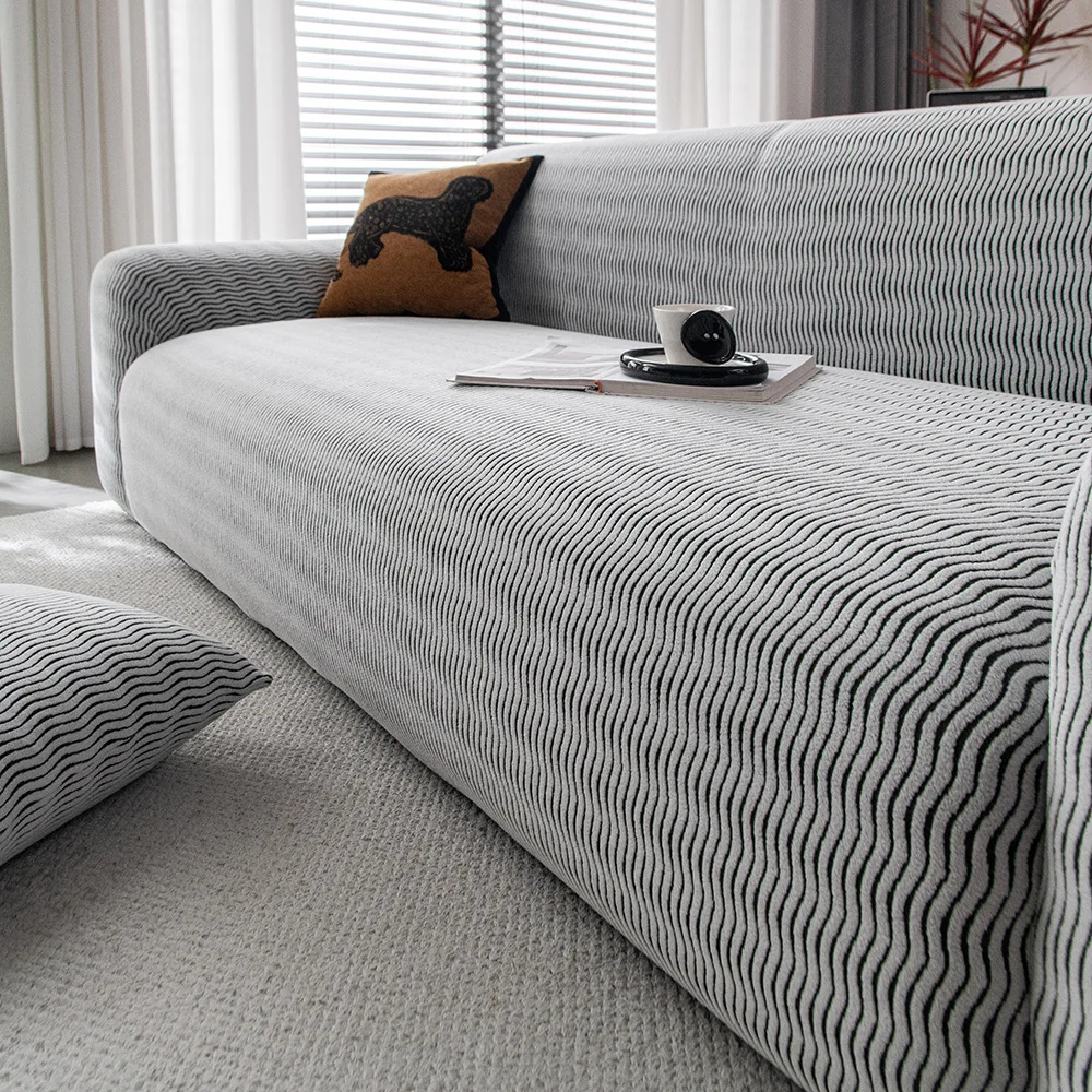 

Elastic Sofa Seat Cushion Cover Spandex Polyester Sofa Cover for Living Room Washable Removable L Shape Corner Couch Protector