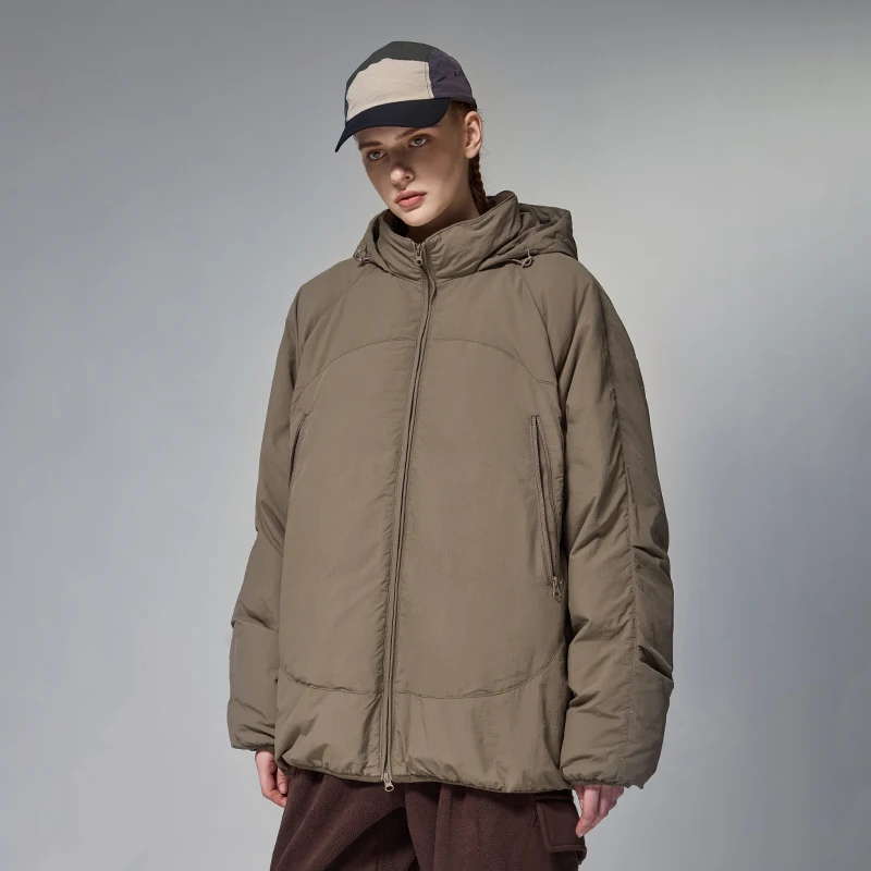 INFLATION Unisex Oversized Down Jacket New Arrival Functional 90% Down Solid Color Hooded Mens Outerwear