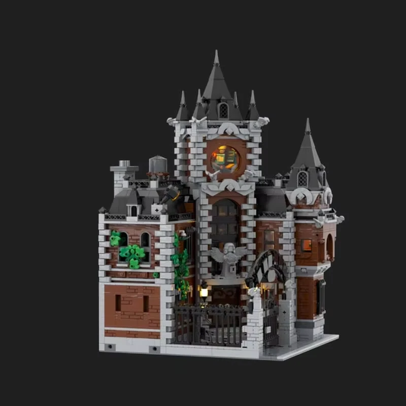 

3957 шт. MOC особняк в викторианском стиле Arkham модульное здание сборка строительные блоки игрушки детский подарок на день рождения