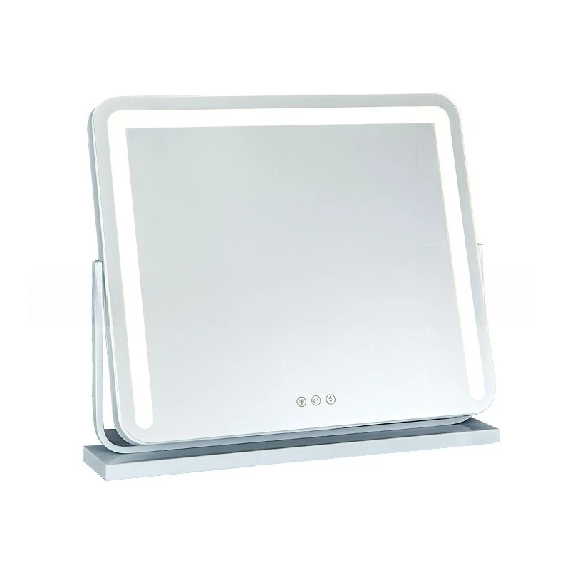

Desktop mirror vanity mirror Desktop Internet celebrity light luxury led mirror bedroom with light modern
