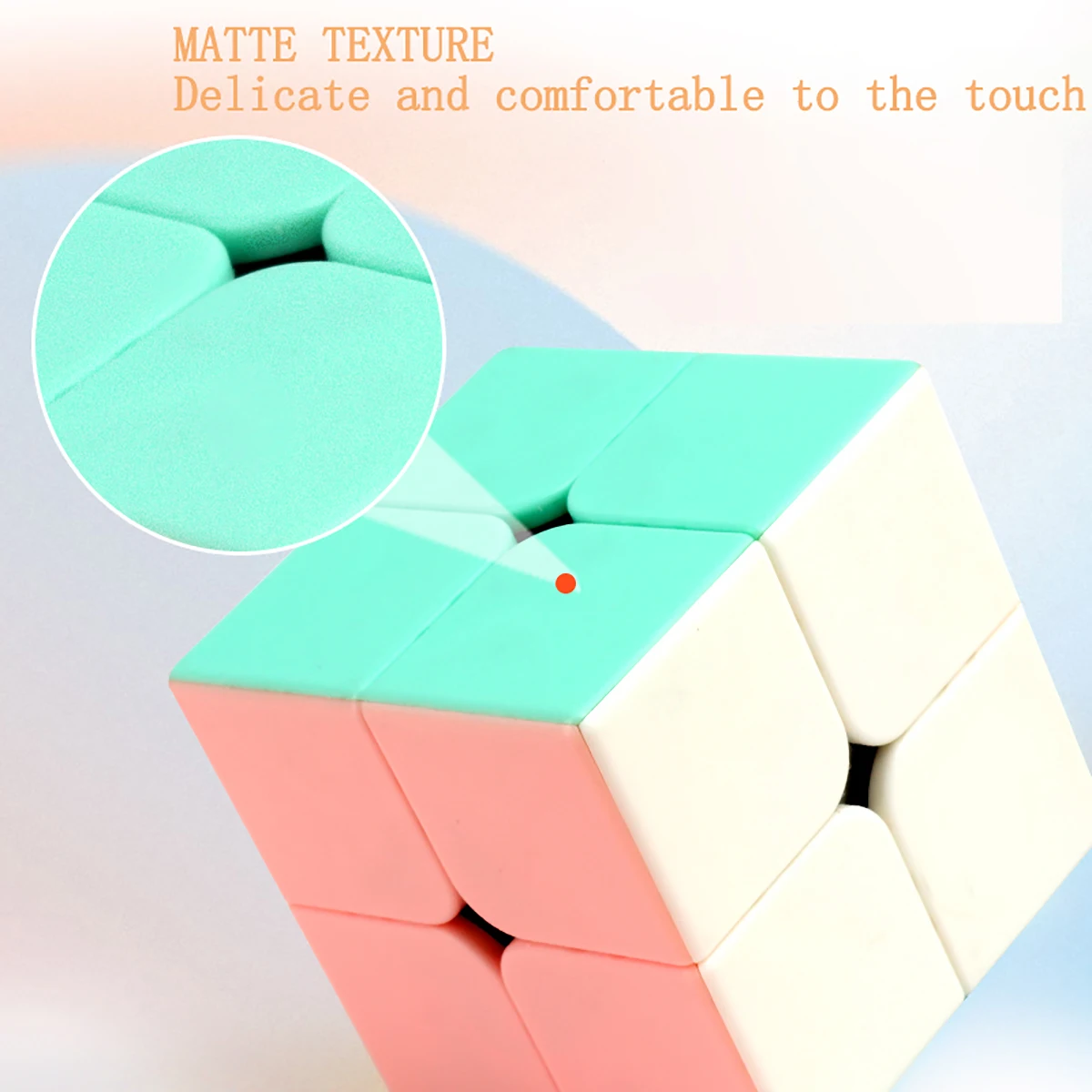 Szybka Kostka Magiczna 2x2x2 Macaron, układanka antystresowa, profesjonalna, płynna, szybka gra, zabawka dla dzieci, prezent