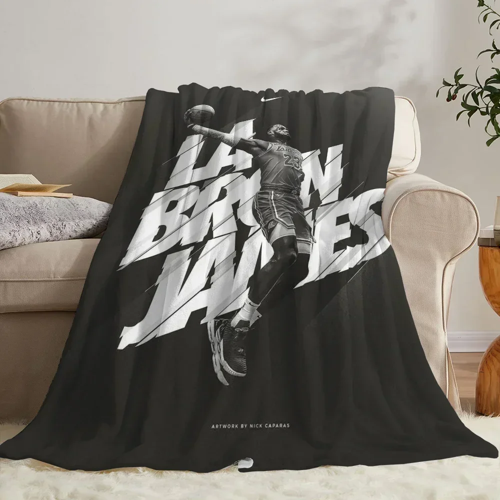 L-LeBron JamesS Children's Blanket Bed Designer Blanket King Size Home Interior Warm Blankets for Cold Blankets Sofa Decoration