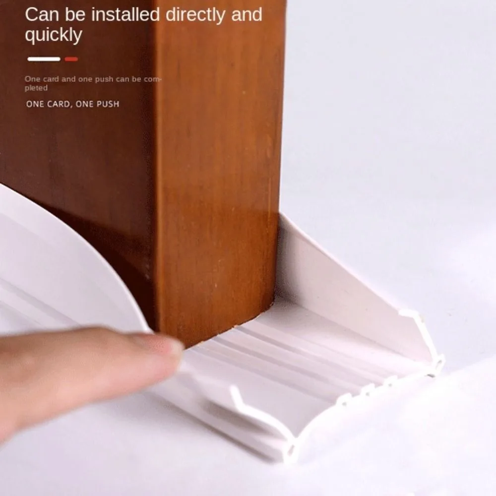 96*5cm PVC Door Seal Sound Isolate Gap Fill Bottom Strip Flexible Strip Wind Stop Household Weather Gear Apartment Living Space