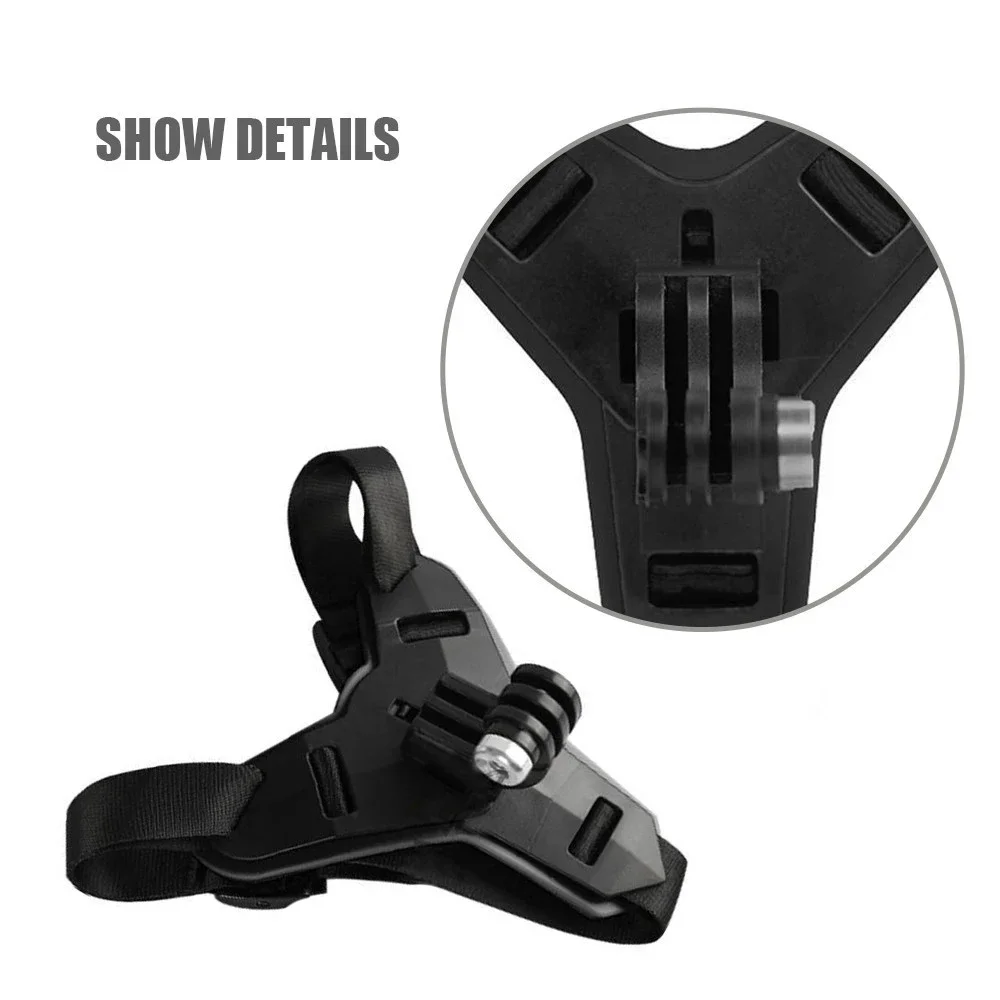 Per GoPro Casco Del Motociclo Sottogola Strap Mount Supporto Del Basamento Del Motociclo Per GoPro Hero 13 12 11 10 9 Insta360 X4 X3 DJI Action 4 3