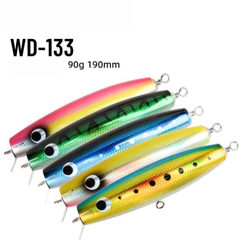 

Water Surface System Niugang Wave Crawling 19cm 90g Tongue Plate Diving Long Throw Boat Sea Fishing Rig Fishing Wave Crawling