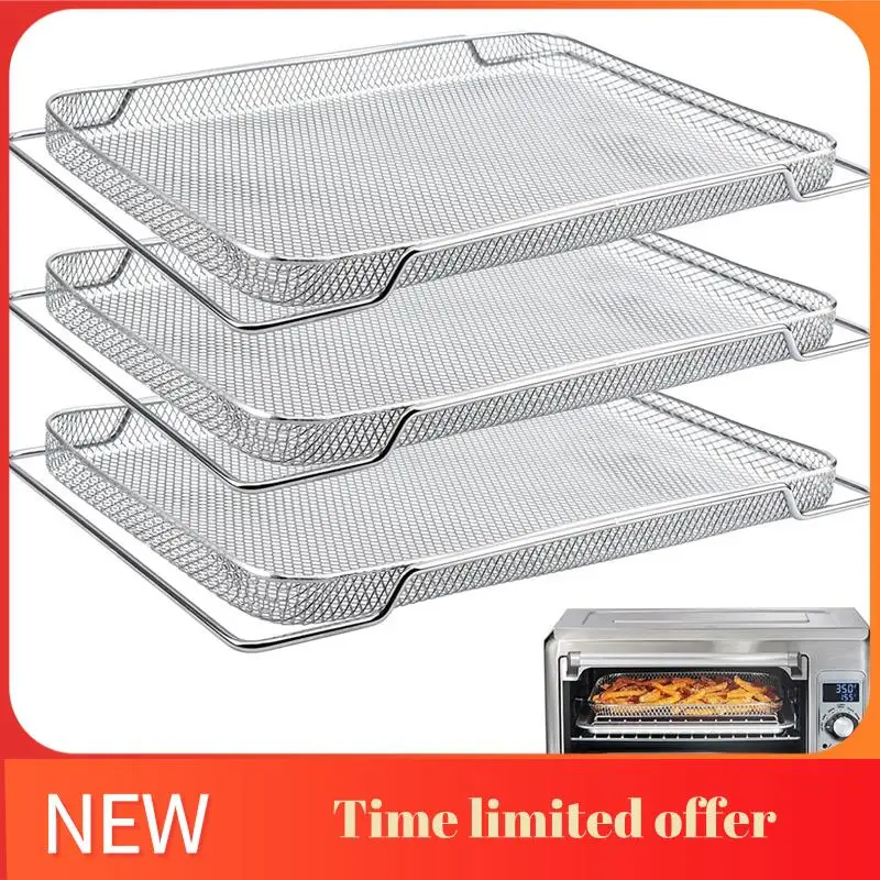 A006-Air Fryerตะกร้าสําหรับBrevilleสมาร์ทเตาอบAir Fryer ProสแตนเลสAir Fryerตะกร้าตาข่ายเตาอบตะกร้าตาข่ายพร้อมคลิป