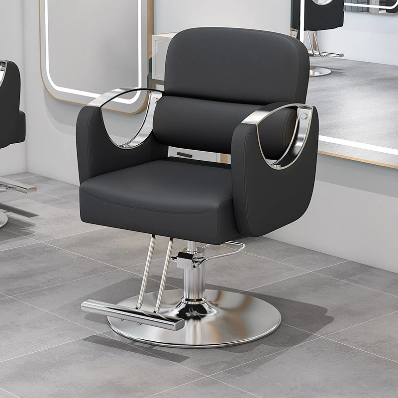 fashion light luxury barber chair modern simple multidunction hairdressing chair aesthetic ergonomic poltrona barbiere furniture
