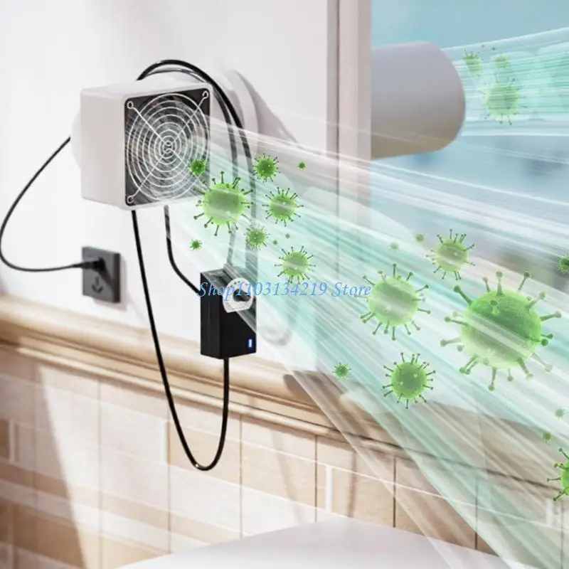 

N5KC Эффективный воздушный экстракторный вентиляционный вентилятор с скоростью 5190 об / мин для быстрой эвакуации Fume