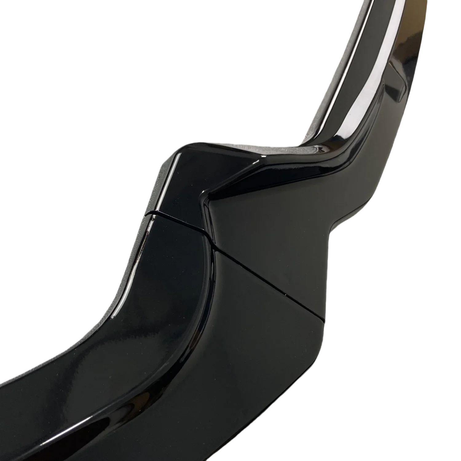 شفاه سيارة سوداء لامعة من ABS مصد أمامي لسيارات بي إم دبليو ، مجموعات جسم رياضية M ، نمط ماكستون ، سلسلة بي إم دبليو 1 ، F20 ، F21 ، 118i ، 120i ، M135i ، M140i ، LCI