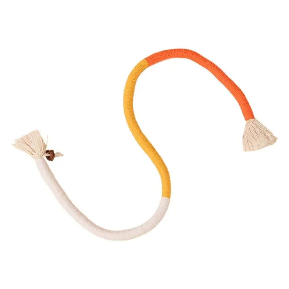 Juguete de cuerda para masticar para gatos, bola de vid plateada Natural, borla de algodón, limpieza de dientes, cuidado Dental, dentición de gatito, juguete para jugar en interiores, productos para mascotas