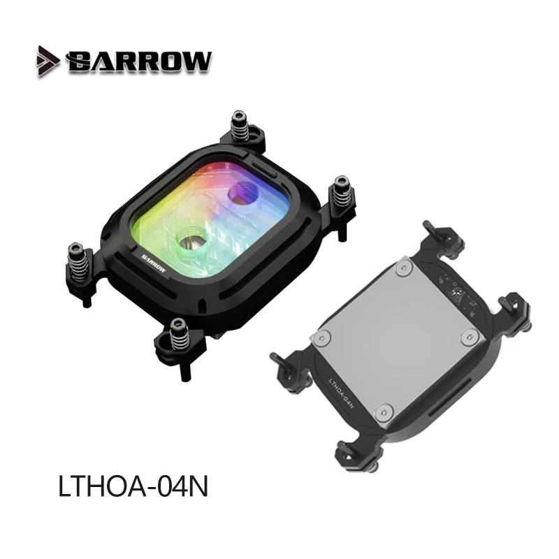 

Barrow LTHOA-04N CPU Water Cooler Block for INTEL 115X 1200 1700 X299 / AMD AM3 AM4 AM5 FM2 PC Systems Radiator Black White