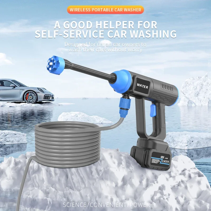 Car wash High Pressure Car Wash Gun Adjustable Spray Nozzle Car Wash Machine Water Gun Washer for Car Home Garden Cleaning Tool