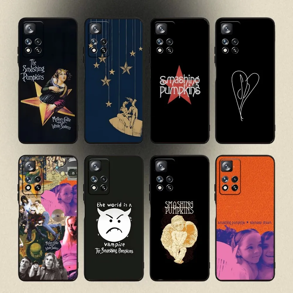 

Rock The Smashing Pumpkins Phone Case For Samsung Galaxy A20,A21s,A22,A31,A32,A52,A53,A72,73,A80,A91 Soft Black Cover