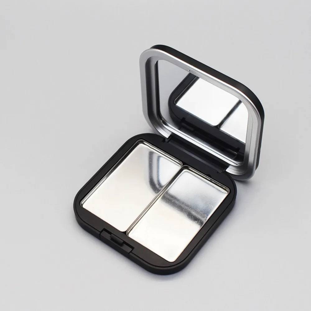 Multi-grids DIY Eyeshadow Palette Empty with Mirror Magnetic Makeup Palette Match By Oneself Black Eye Shadow Palette