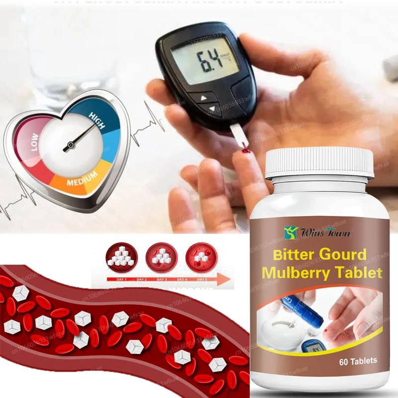 

Bitter Melon Blood Sugar Support Blood Circulation Blood Pressure Health Heart, Blood Vessel and Cardiovascular Health