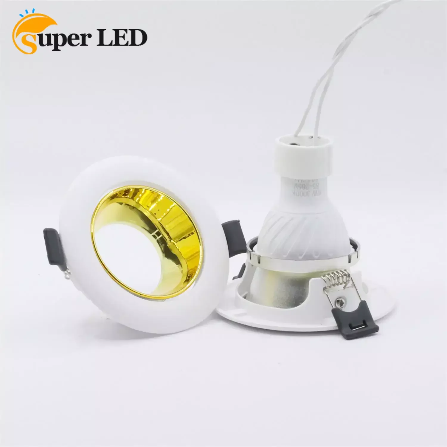 Anti-Glare Lamp Downlight Fixture Led Ceiling Down Light Lamp Spotlights Siling Living Room Black/Golden Led Ceiling Lamp