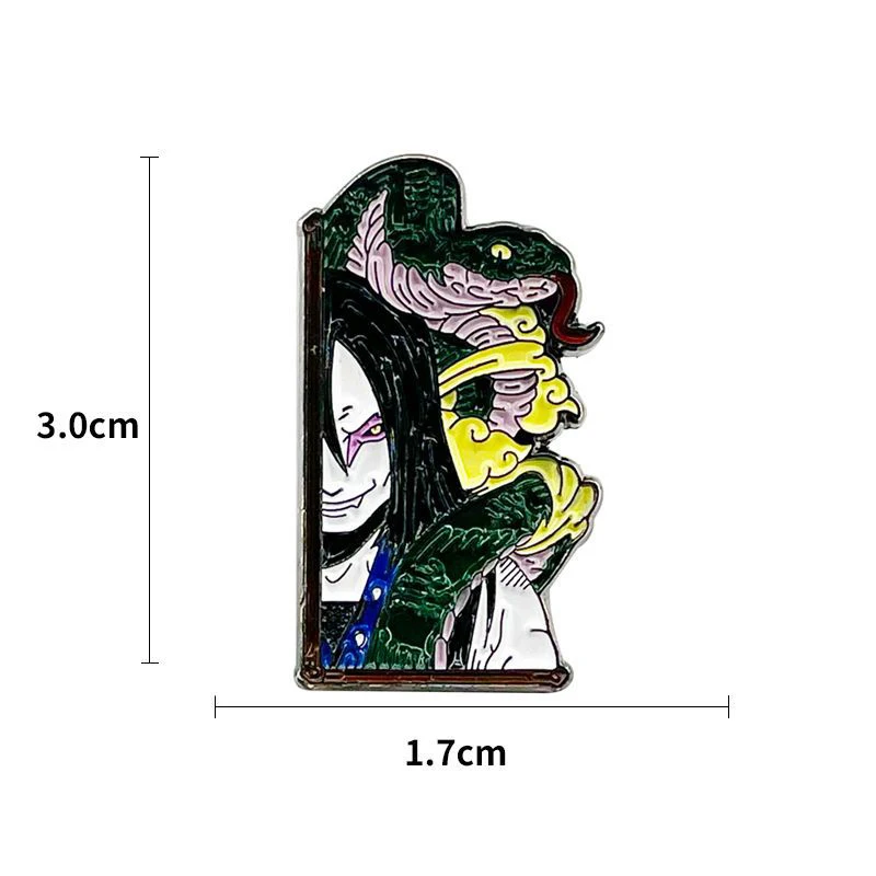 Naruto Uzumaki und Jiraiya Emaille-Pin Anime Naruto Metallbrosche Anstecknadel Rucksack Kleidungsdekoration Sammlerstücke für Fans – Detail 5