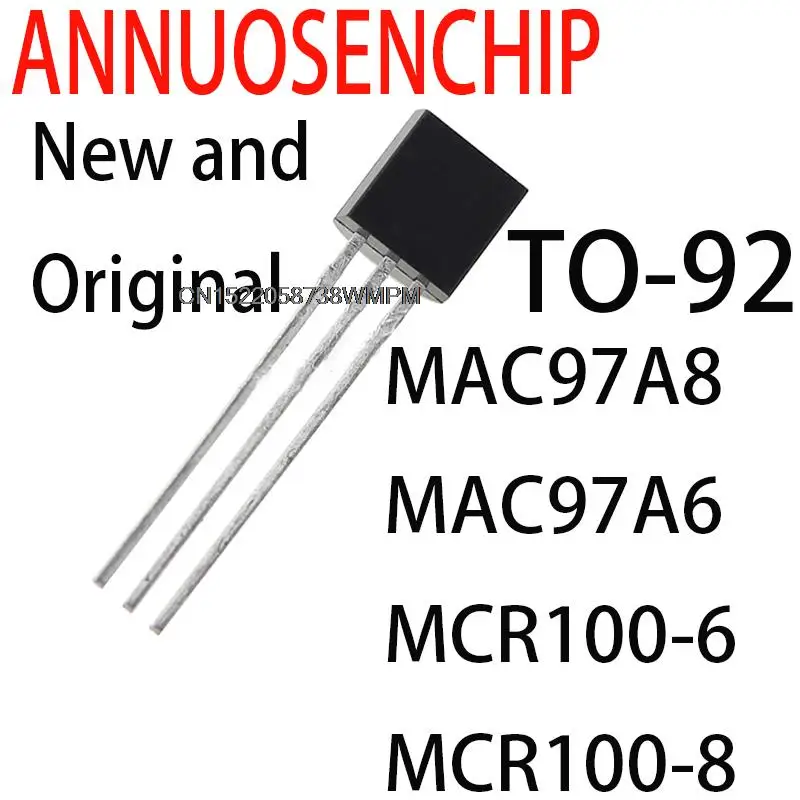 1000PCS New and Original 97A8 97A6 C1815 A1015 A33 C945 TO-92 MAC97A8 MAC97A6 MCR100-6 MCR100-8 2SC1815 2SA1015 2SA733 2SC945