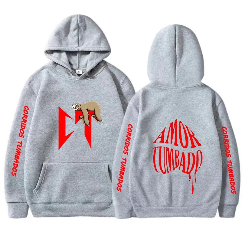 Corridos Tumbados Hoodies Men Fashion Natanael Cano Long Sleeve Sweatshirts Women Cool Casual Harajuku Hooded Pullover Sudaderas