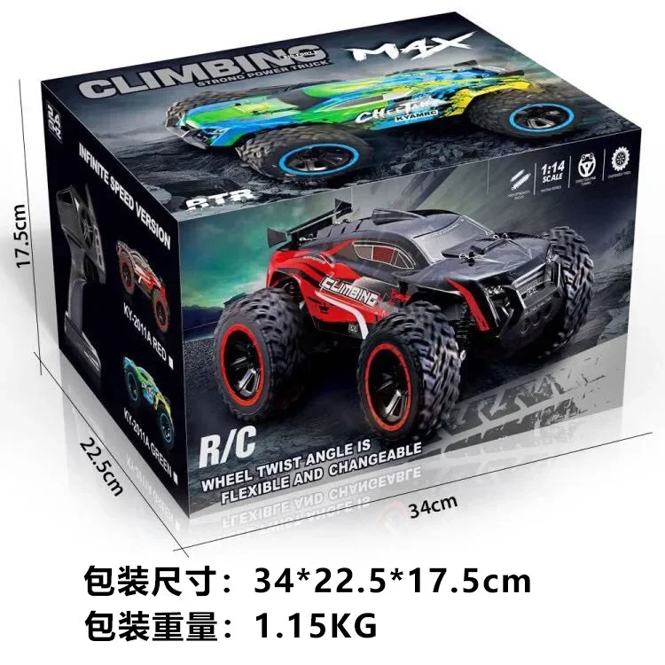 KY-2011A 1:16 25KM/H 4WD RCカー LEDリモコン付き 高速ドリフトモンスタートラック おもちゃ 男の子 女の子 クリスマスプレゼント