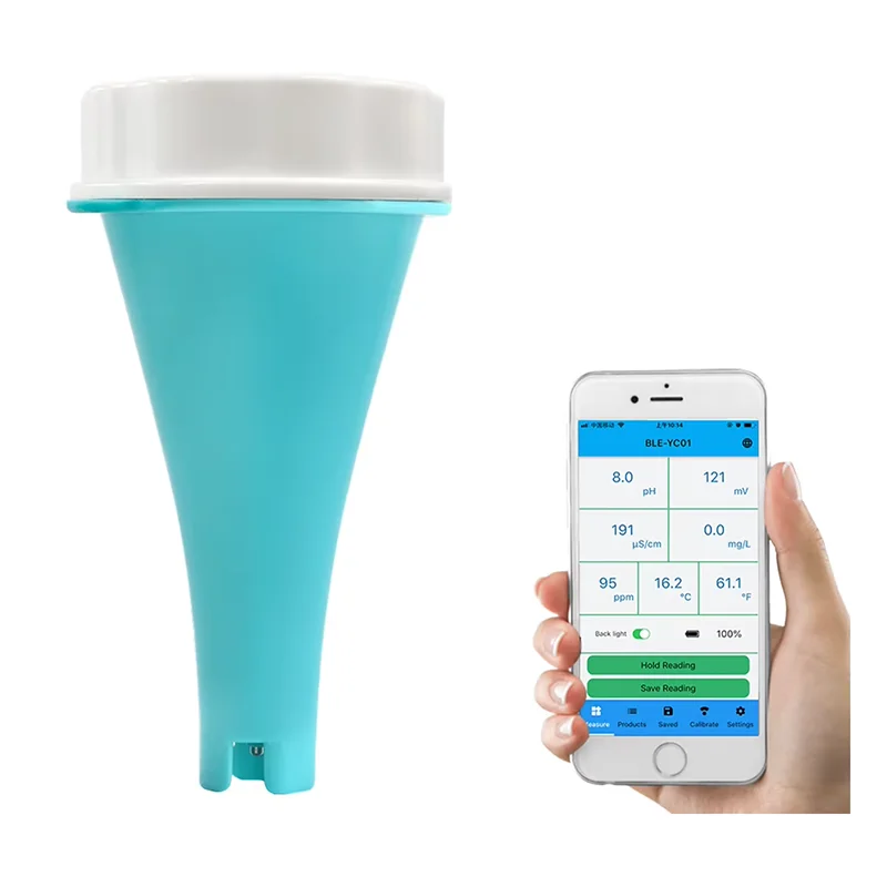 Online Multi-Parameter Water Quality Meter with ORP Sensor PH CL EC TDS TEMP for Industrial Use & Swimming Pools