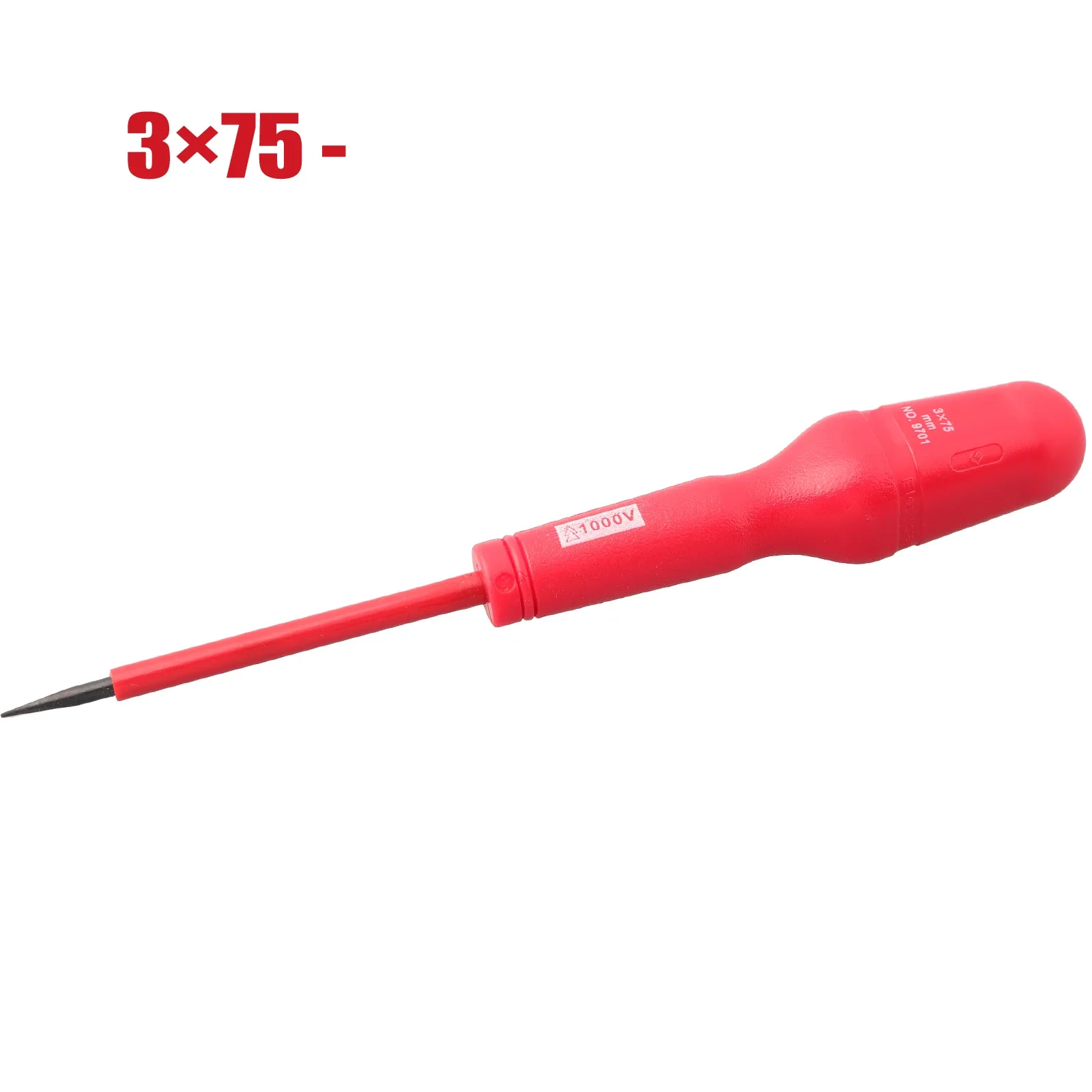 1pc Insulated Screwdriver Magnetic Electrical Screwdriver Bit High Voltage Resistant 1000V Professional Electrician Tool