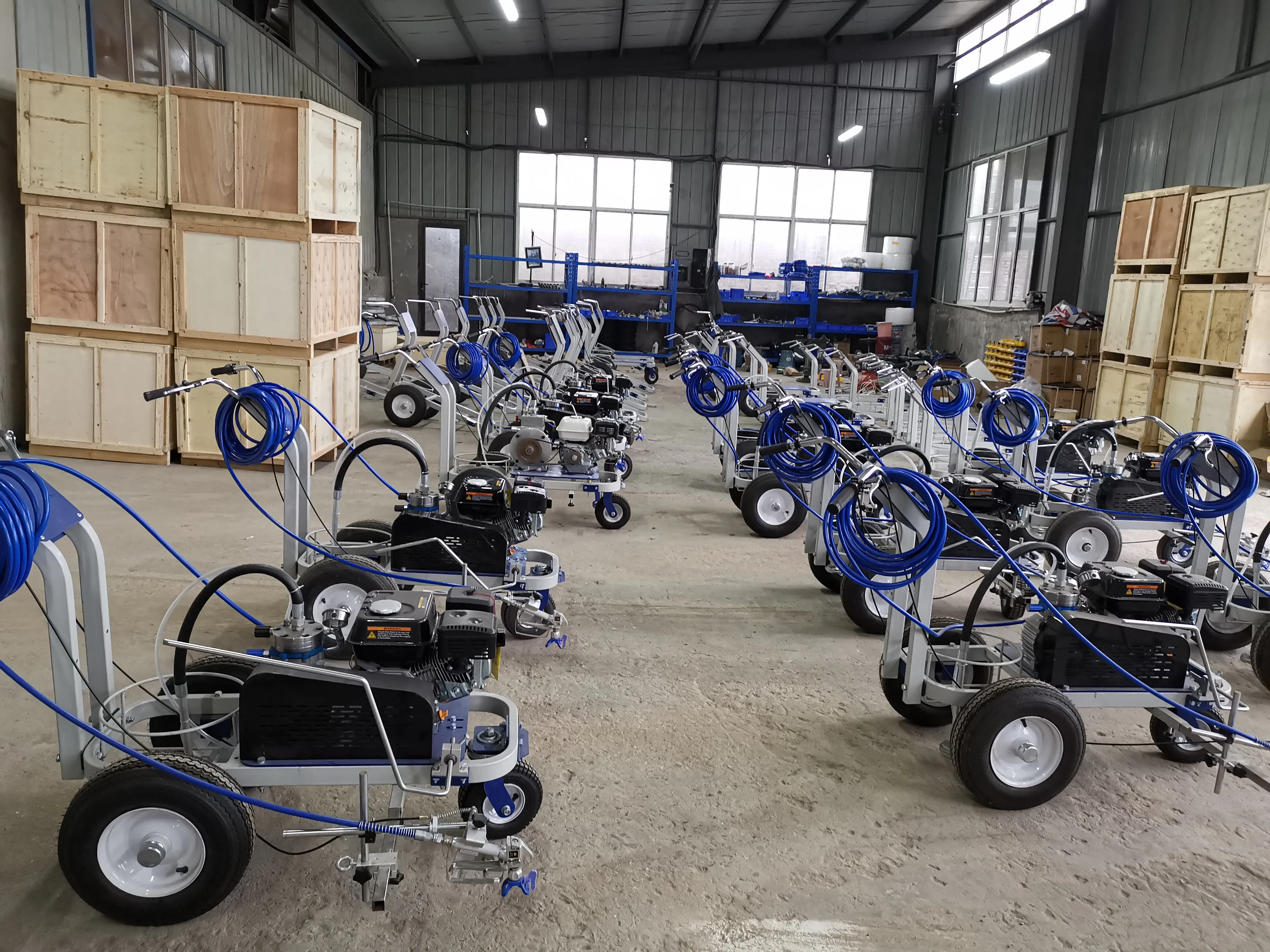 Road Line Marking Machines Hand Push Thermoplastic Cold Spraying Marking Equipment Cold Paint Line Road Painting Equipment
