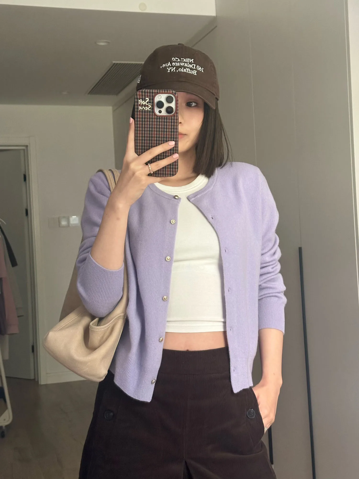 

Вязаный кардиган Viyoung в винтажном стиле с золотыми пуговицами, базовый женский свитер с круглым вырезом и длинными рукавами, повседневный, укороченный