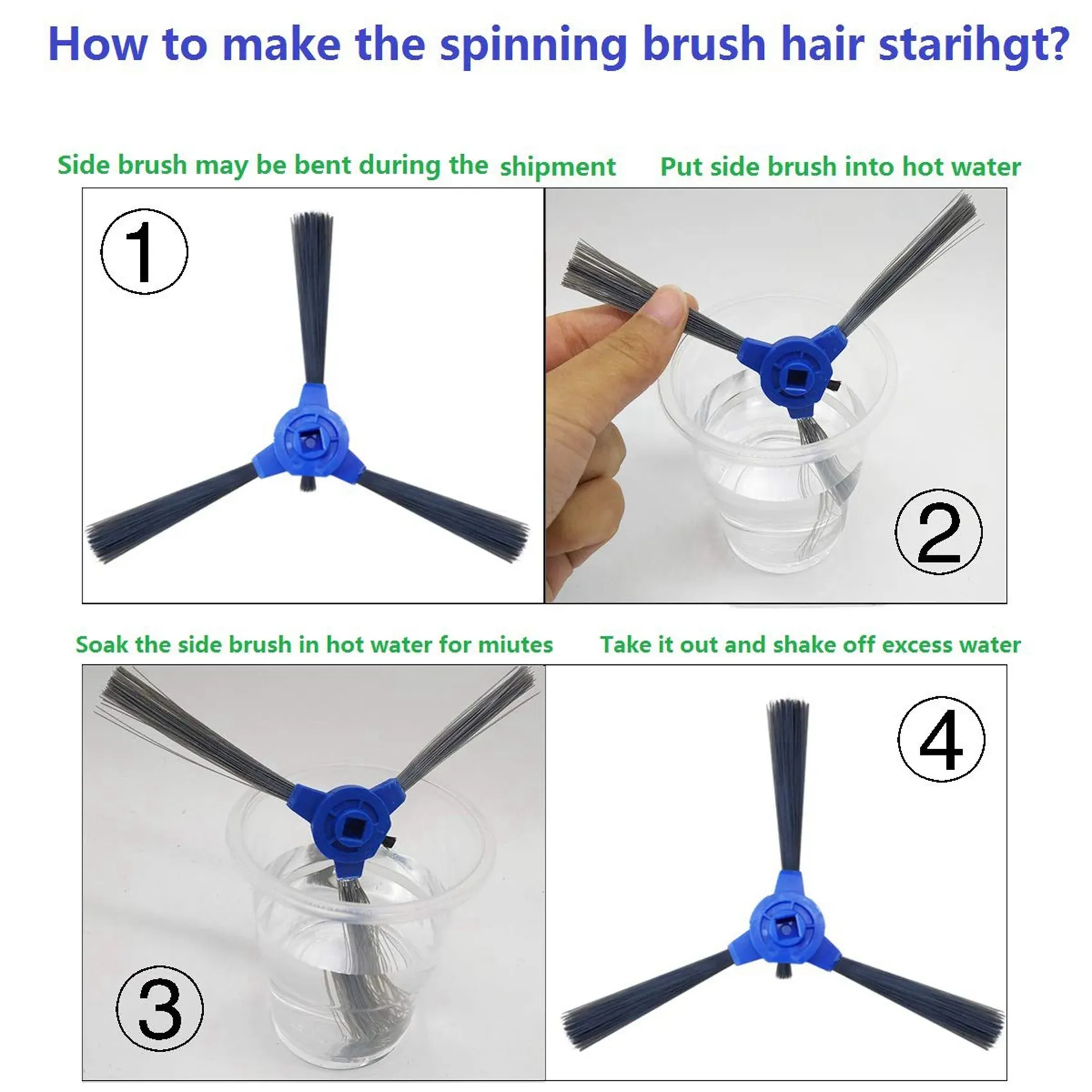 ABZA-Kit di ricambio compatibile Eufy Robovac 11S Robovac 30 Accessori, filtri per aspirapolvere, spazzole laterali, spazzola rotante, confezione da 28