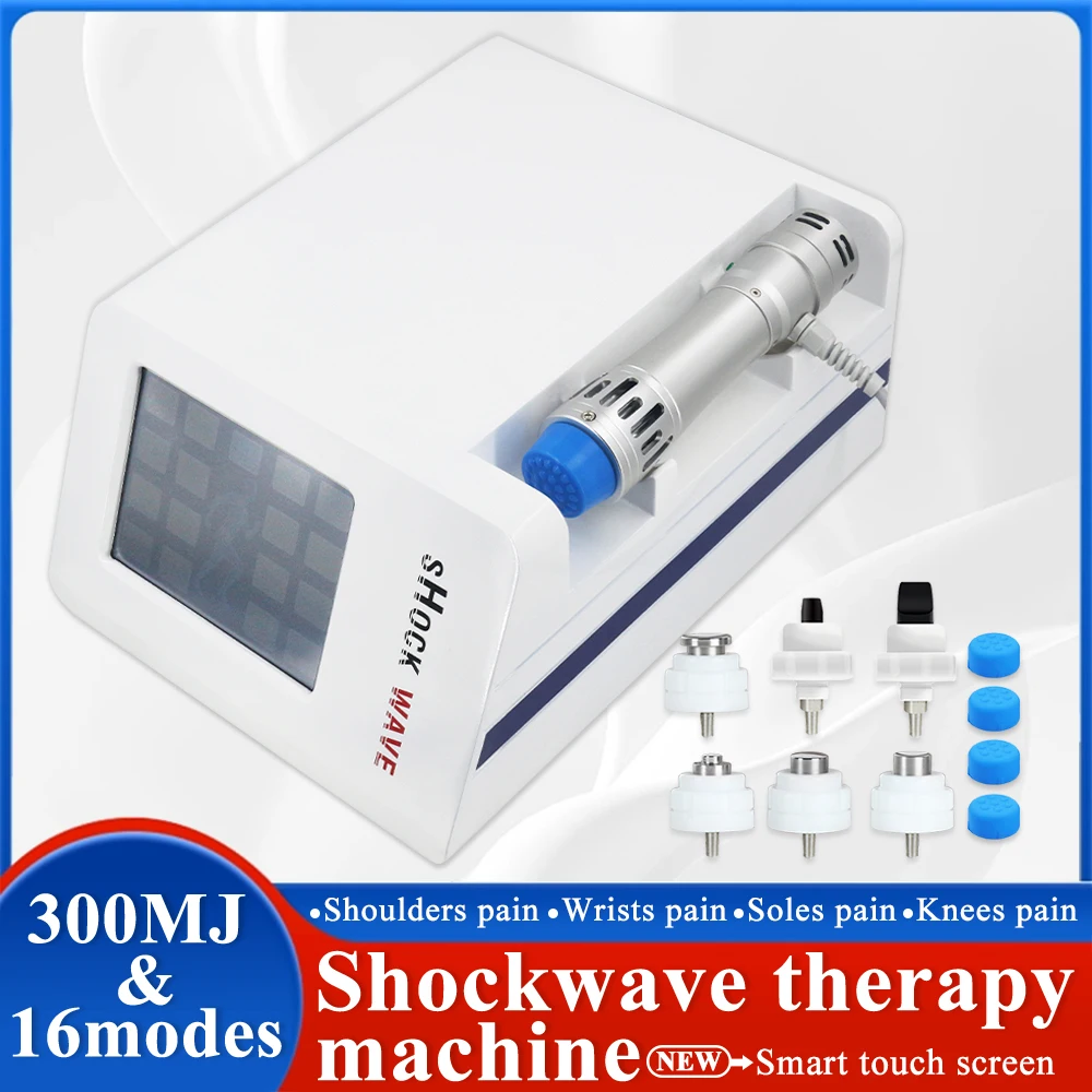 300MJ Shockwave Therapy Machine Physiotherapy Effective ED Treatment And Relieve Limbs Pain Body Shock Wave Massager Home Use