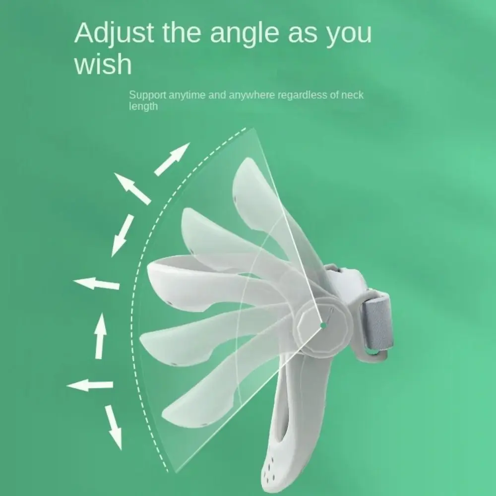 

Регулируемый бандаж для шеи, складной дышащий корректор осанки шеи, простой в использовании, удобное устройство для вытяжения шейки матки для женщин