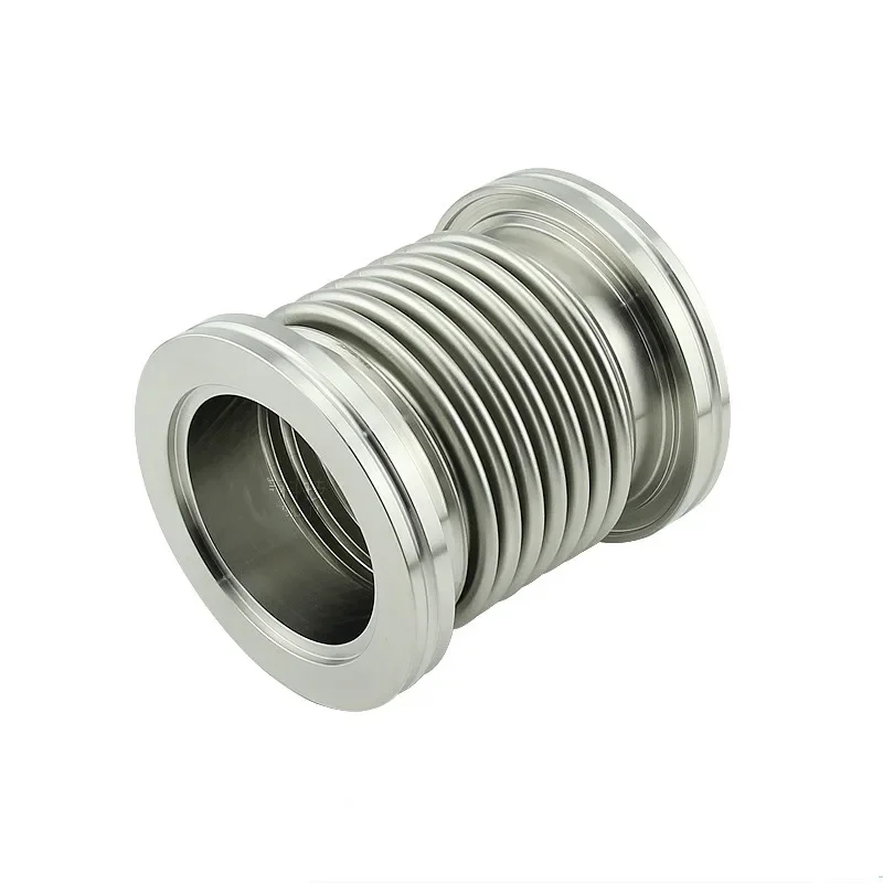 ISO100 Flexible Stainless Steel Bellows Fast Quick Flange Vacuum Pipe Bellows Pipe Clamp Fittings Expansion Bellow Joint