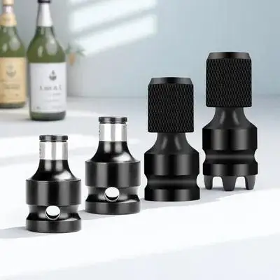 

4pcs Socket Adapter Drill Chuck Converter for Impact Wrench Titanium Bits Professional Grade Chrome Vanadium Steel DIY