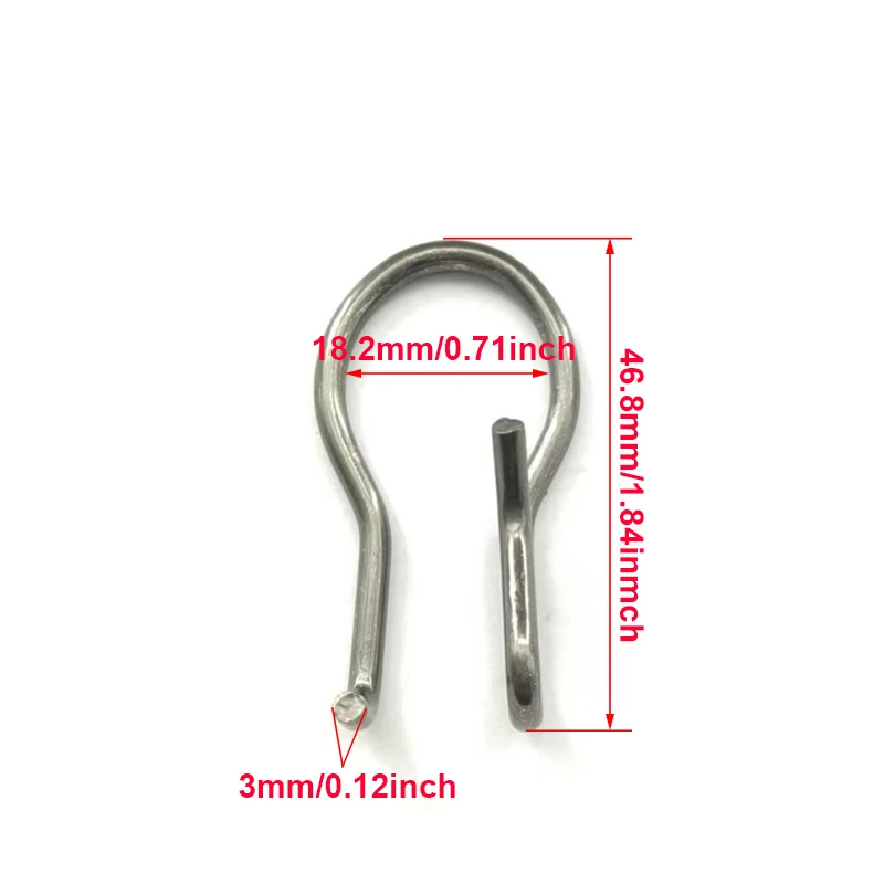 1X Electronic Exhaust Actuator Flap Valve Spring For BMW 1 2 3 4 5 6 7 I8 X1/X2/X5/X6 Clip Rattling Noise Fix Bow 18307620323