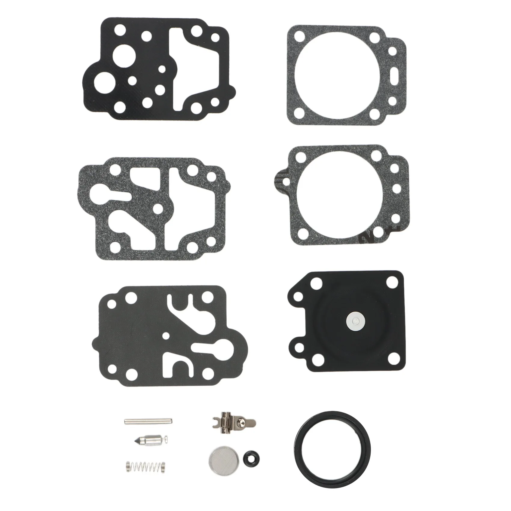 Kit de reparación de carburador de 10 piezas, Kit de agujas de reconstrucción de juntas para recortadora Homelite Walbro, K20-WYJ, Echo, Husqvarna, Toro, Ryobi, Honda