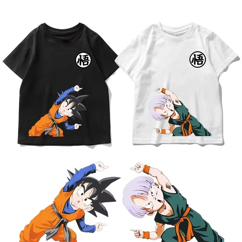 2026 Dragon Ball Goku Kombinations-Fähigkeiten Herren Kurzarm-T-Shirt Japanischer Stil Damenbekleidung, Bedruckte Trendige Marken-Sommerkleidung