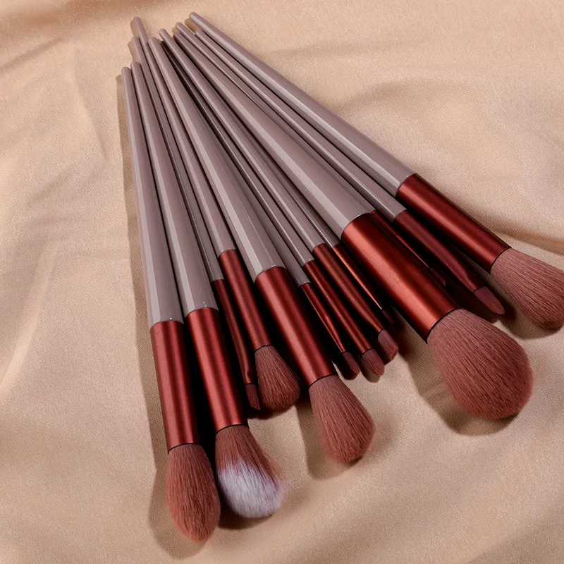 Ensemble de pinceaux de maquillage professionnels, poudre de beauté Super douce, correcteur de fond de teint, brosse de maquillage, outils cosmétiques, 13 pièces