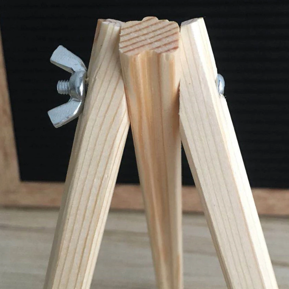

6 Pcs Mini Easel Table Top Easels for Painting Desk Display Bamboo Stand Pictures
